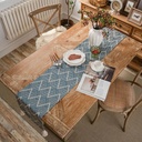 Tassle Chevron Table Runner