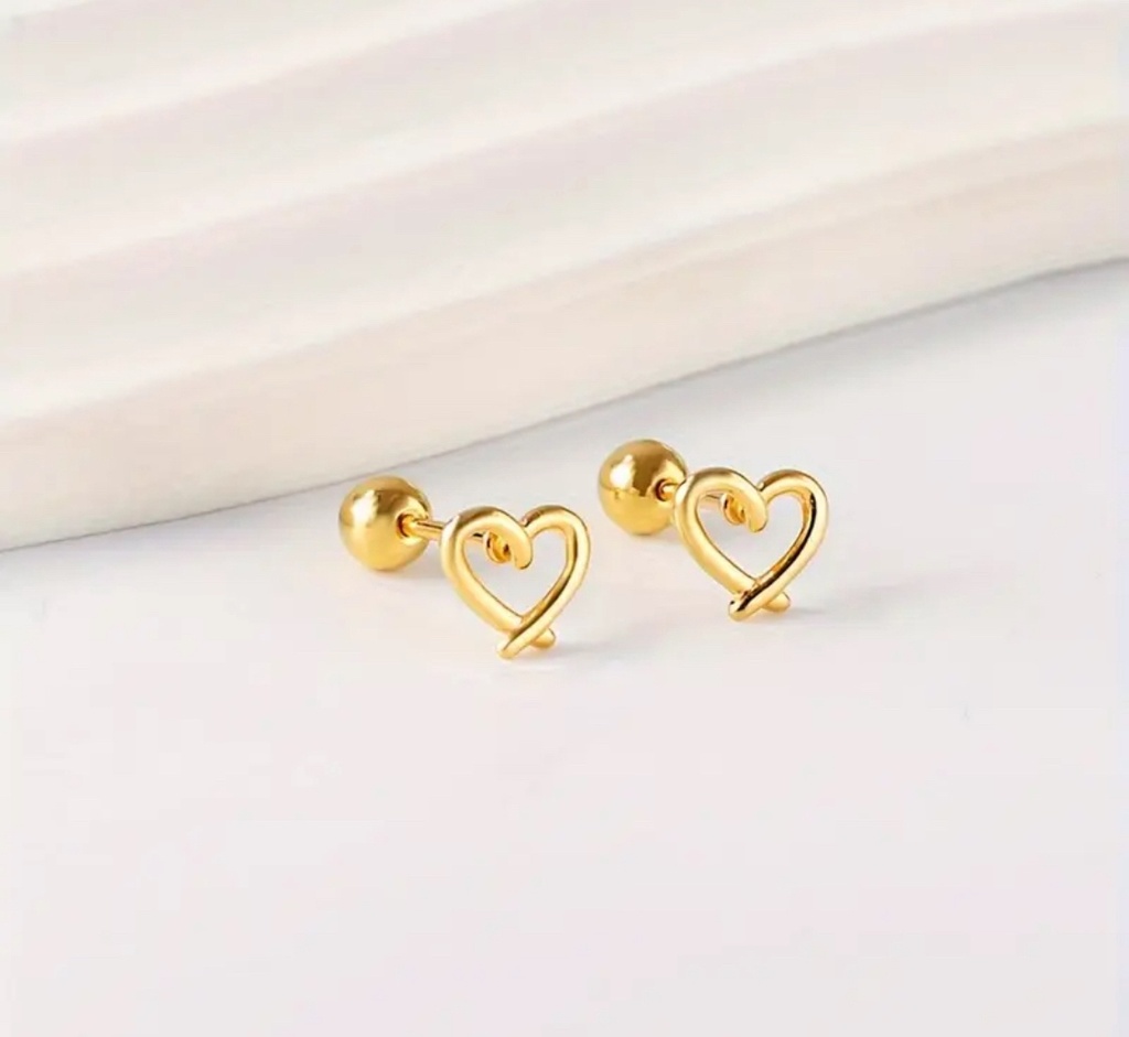 Knot Heart Earrings
