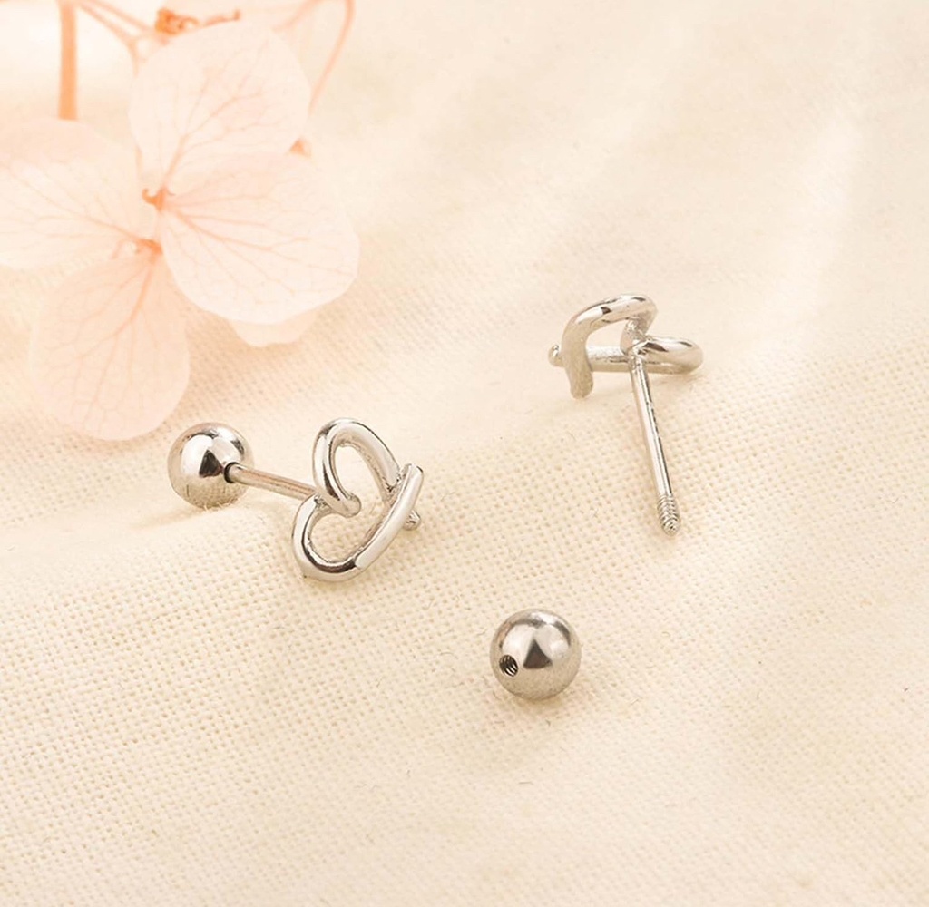 Knot Heart Earrings