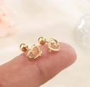Knot Heart Earrings
