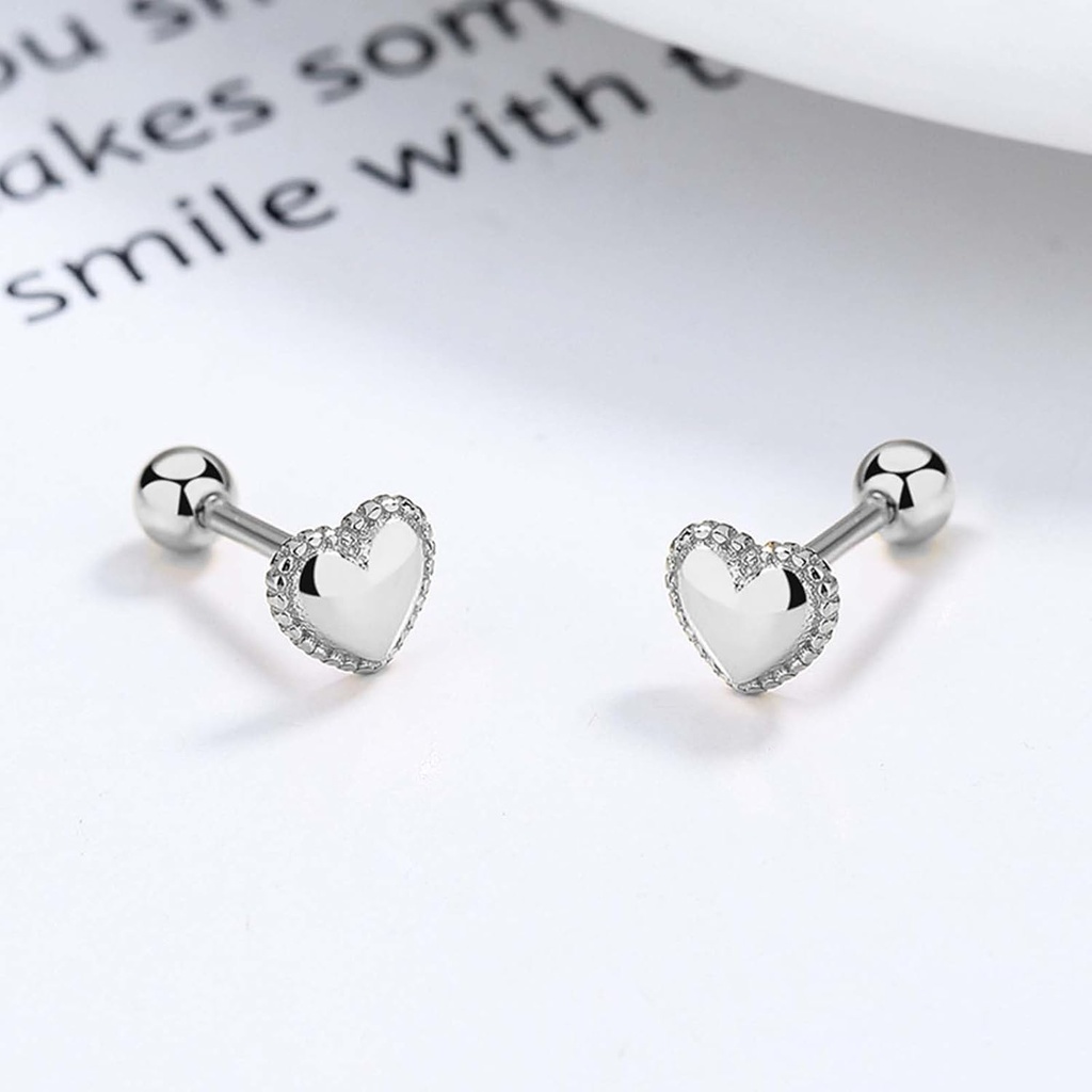 Lea Heart Studs
