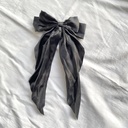 Satin Bow Hair Clips