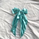 Satin Bow Hair Clips