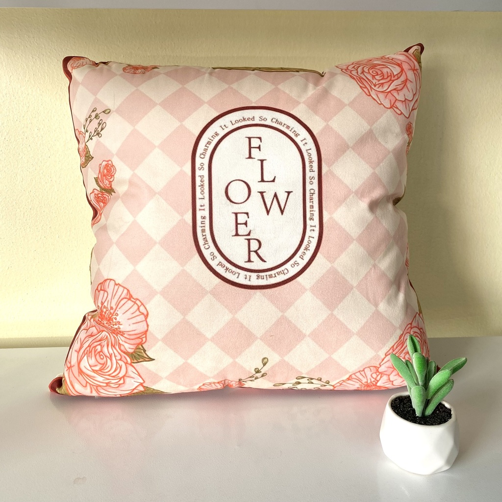 Flower Cushion Cover