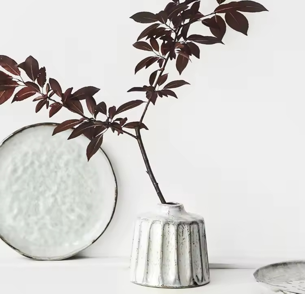 Ridged Vase