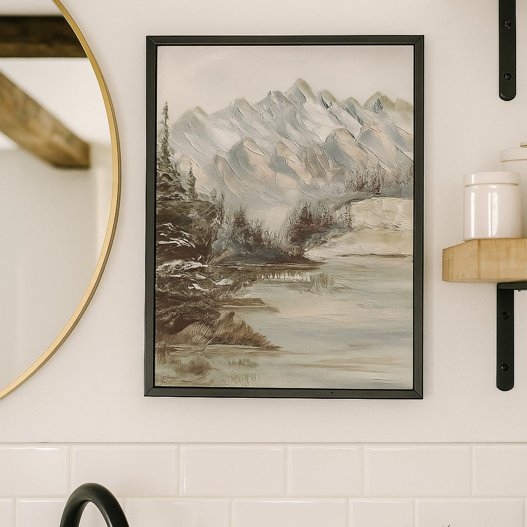 Mountains Framed Print