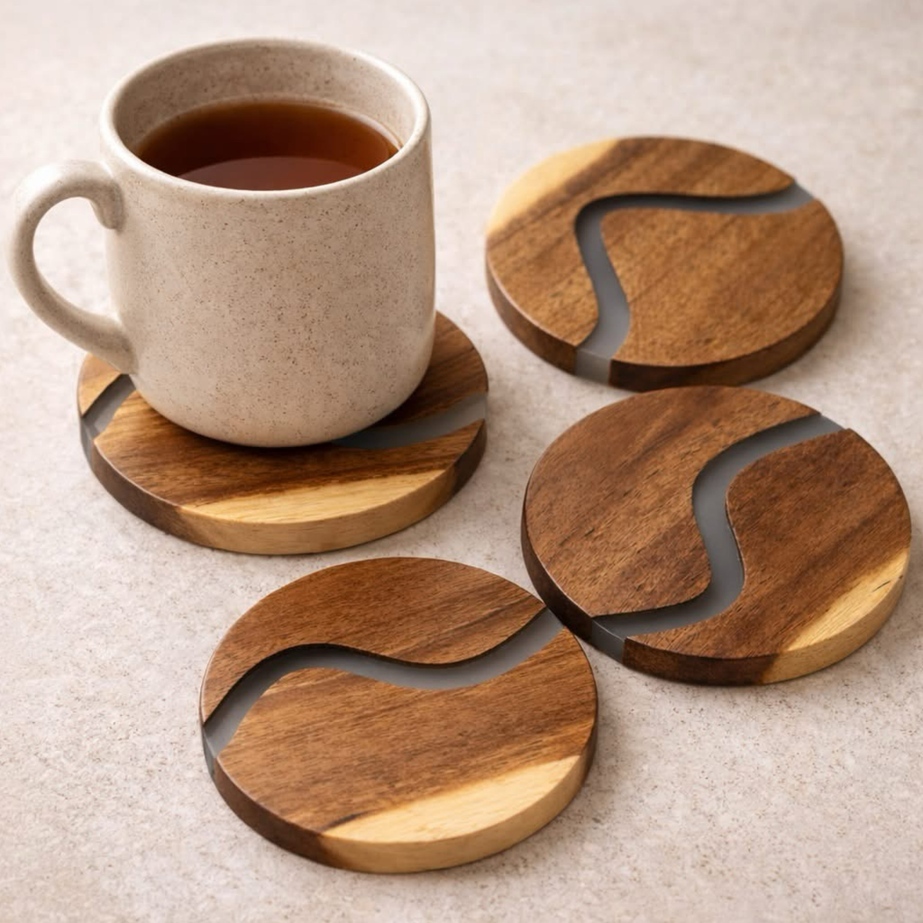 Hashi Coasters (set of 4)