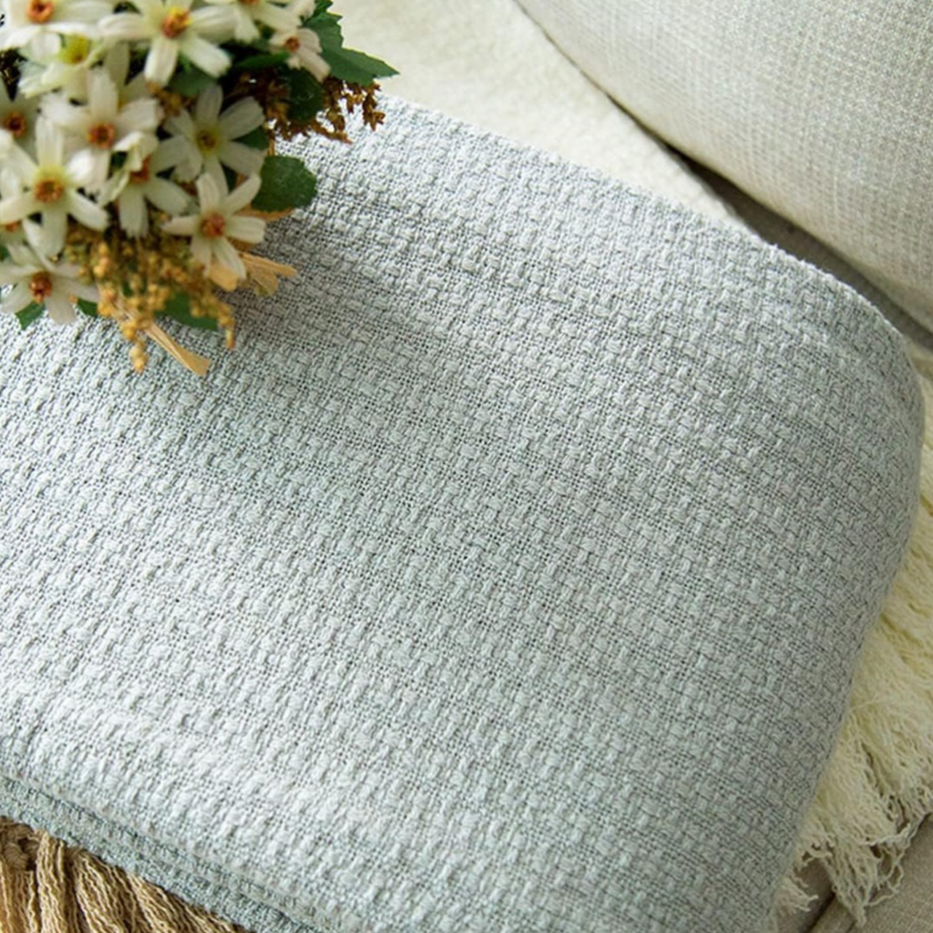 Cotton Blanket (Beige)