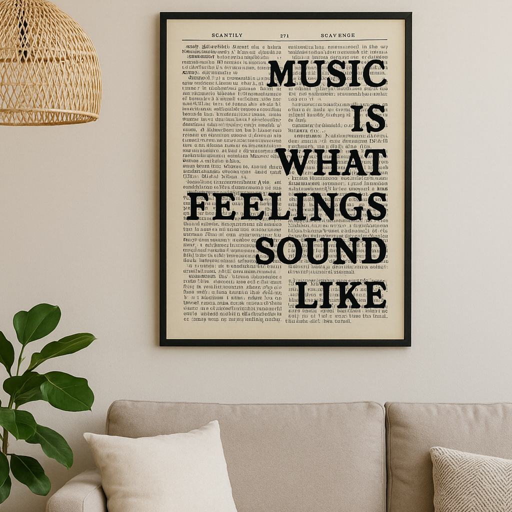 Music Framed Print