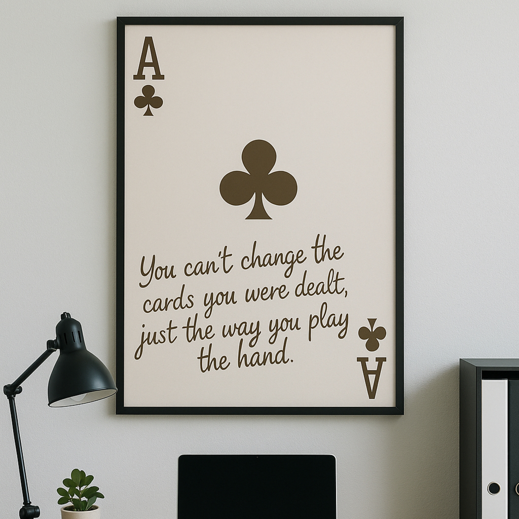 Ace Framed Print