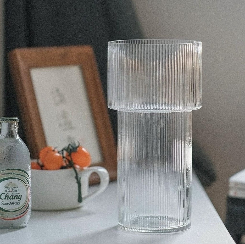Ribbed Vase