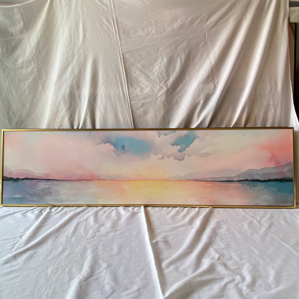Peach Framed Print