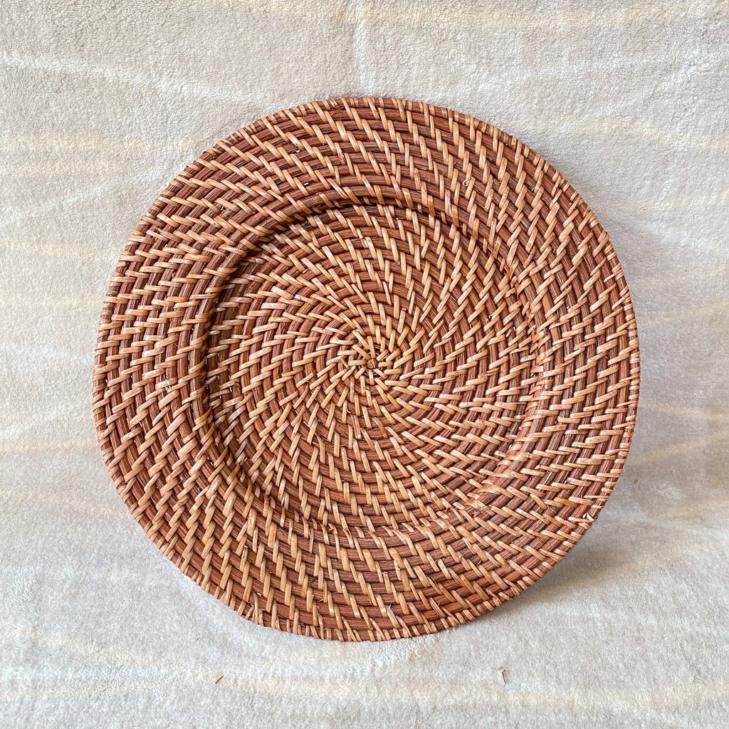 Rattan Charger Plate