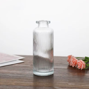 Tia Ribbed Glass Vase