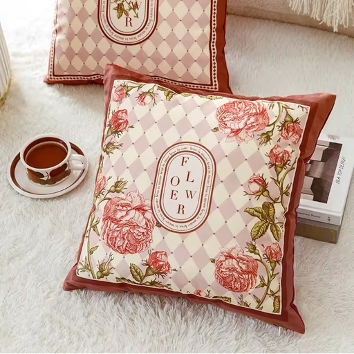 [HOME-074] Flower Cushion Cover