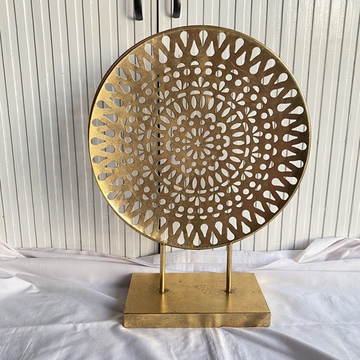 [HOME-100] Boho Metal Sculpture