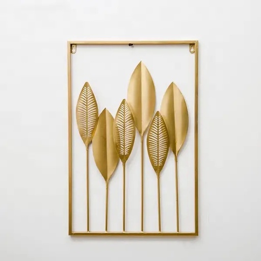 [HOME-104] Leaf Metal Wall Hanging