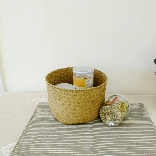 Round Sea Grass Basket