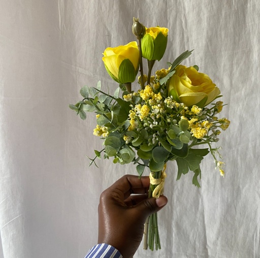 [HOME-184] Faux Yellow Rose