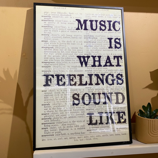 Music Framed Print