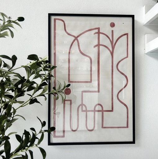 Line Framed Print