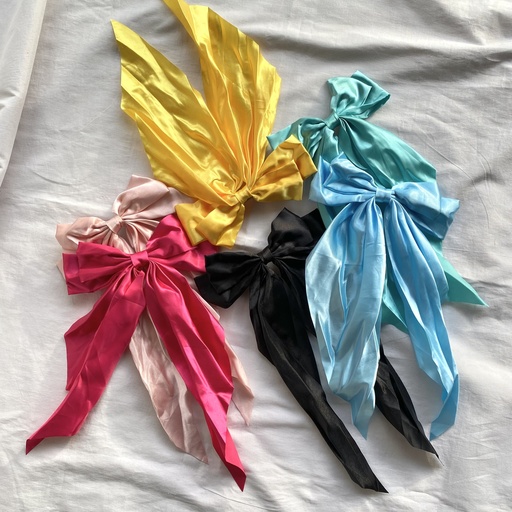 Satin Bow Hair Clip
