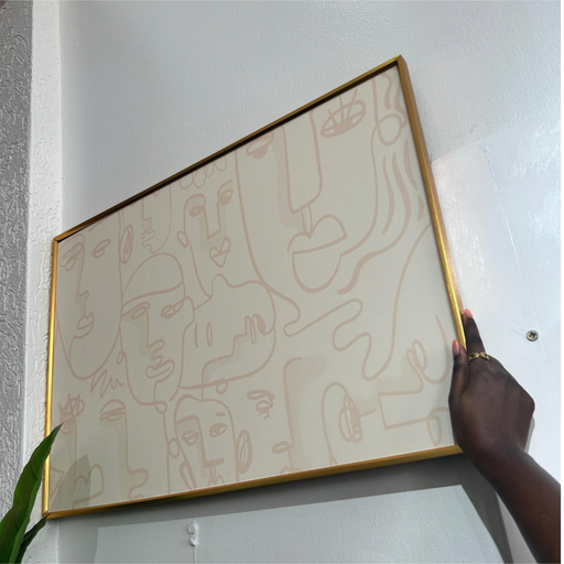 Faces Framed Print