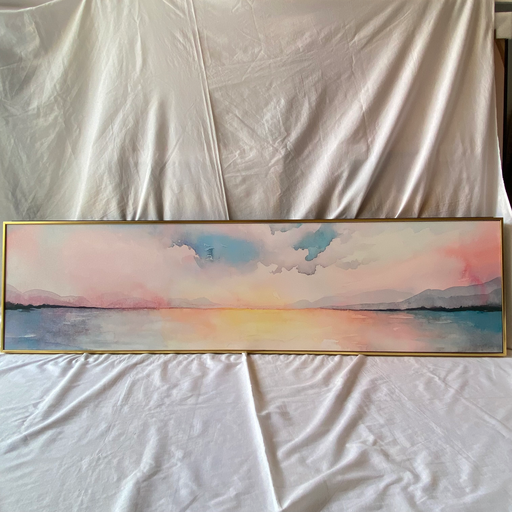 Peach Framed Print