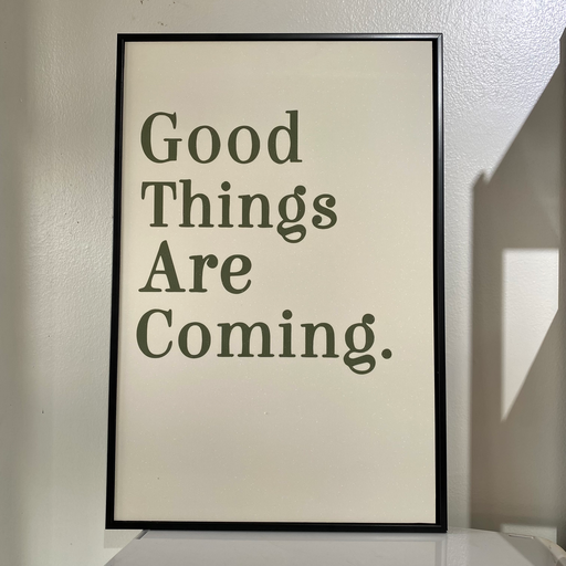 Good Things Framed Print