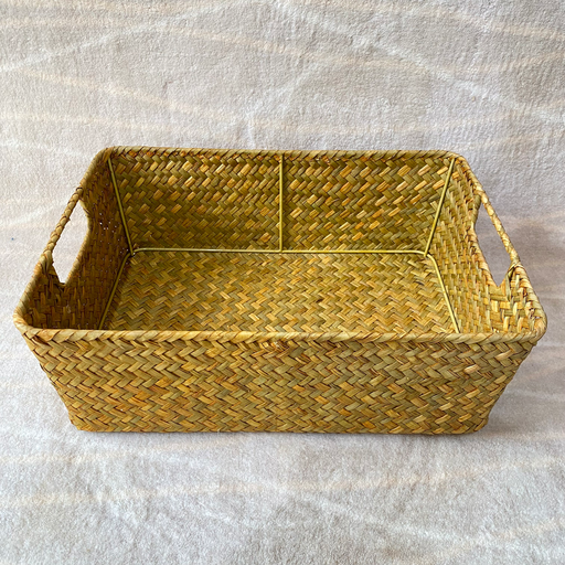 Woven Palm Basket 